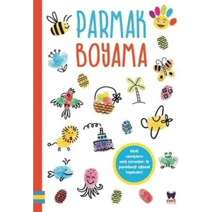 Net Yayıncılık Parmak Boyama Kitabı - Kırmızı