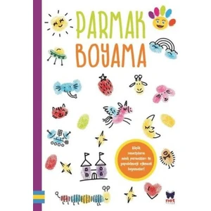 Parmak Boyama Kitabı - Mor