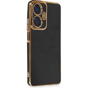 Realme C55 Kılıf Bark Parlak Kenarlı Silikon + Ekran Koruyucu