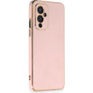 Oneplus 9 Kılıf Bark Parlak Kenarlı Silikon + Ekran Koruyucu