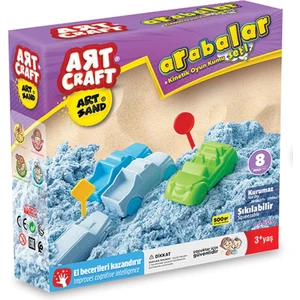 Art Craft Kinetik Kum 500 gr Arabalar Set