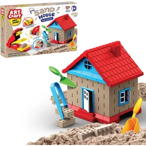 Art Craft İnşaat Kinetik Kum Ev Seti 750 gr.