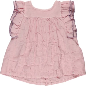 Kız Bebek Fırfır Detaylı Bluz