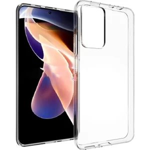 Kzy Xiaomi Redmi Note 11 Pro Plus ile Uyumlu Kapak 1mm Süper Silikon Şeffaf Kılıf