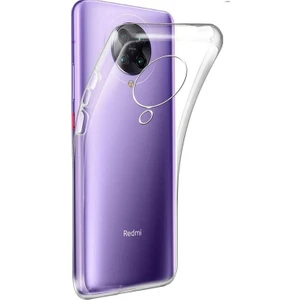 Xiaomi Poco F2 Pro ile Uyumlu Kapak 1mm Süper Silikon Şeffaf Kılıf