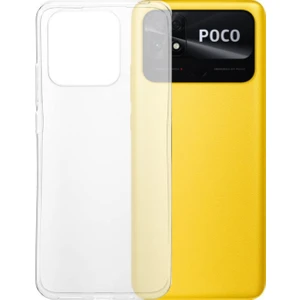 Kzy Xiaomi Poco C40 ile Uyumlu Kapak 1mm Süper Silikon Şeffaf Kılıf