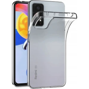 Kzy Xiaomi Redmi Note 11 Pro ile Uyumlu Kapak 1mm Süper Silikon Şeffaf Kılıf
