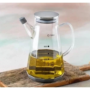 105 Metal Kapaklı Cam Yağdanlık - 700 Ml