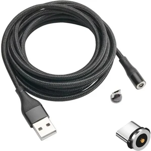 Manyetik Mıknatıslı Işıklı Ultra Lüx Hasır Kablo Magnet Şarj Kablosu Iphone /typec/ Micro (Tek Uc)