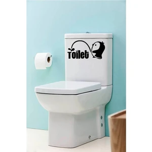 Kt Grup Sevimli Penguen Eğlenceli Klozet Kapağı ve Banyo Sticker
