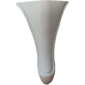 Nergis Mobilya Ayağı Baza Koltuk Kanepe Ayağı Puf Tv Ünitesi Ayağı 8 Adet 20 cm Beyaz Renk