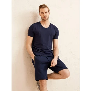V Yaka Modal Slim Fit Basic Tişört