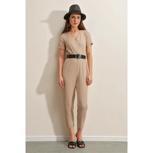 7022 Kemerli Örme Tulum - Bisküvi