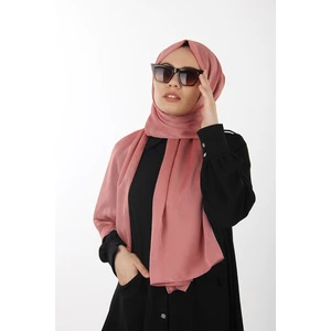 Gül Pembe-11 Sima Janjanlı Şifon Şal