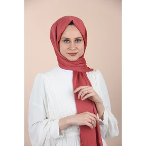 Koyu MERCAN-252 Sima Janjanlı Şifon Şal