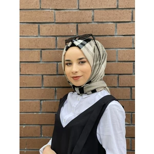 Bej Sima Burberry Ekose Şal