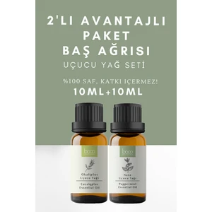 2'li Paket Derin Nefes Nane & Okaliptus %100 Saf Uçucu Yağı