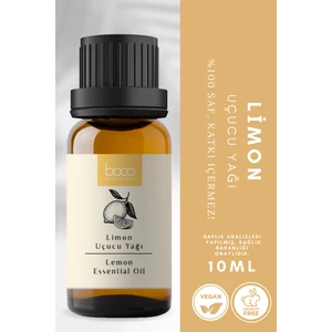 Limon Uçucu Yağı, Saf Ve Doğal, Buhurdanlık, Difüzör, Masaj, Banyo, Spa, Cilt,Tırnak Ve Saç 10 ml