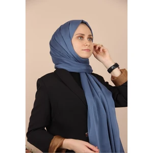 Berrak MAVI-201 Sima Janjanlı Şifon Şal