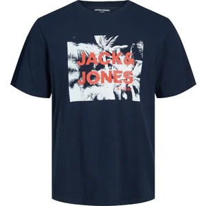 Jack & Jones Önü Baskılı Erkek Tişört 12238842