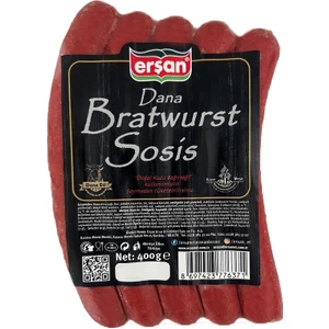 Erşan Dana Bratwurst Sosis 400 gr