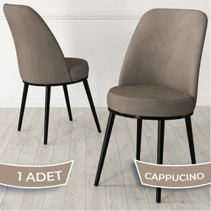 Concept Jaxe Serisi 1 Adet Mutfak Sandalyesi Metal Siyah Iskeletli 1. Sınıf Babyface Kumaş Sandalye