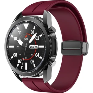 Nezih Case Samsung Galaxy Watch 4 / 5 / 5 Pro 40-44 Classic 42 - 45 - 46mm Magnet Tokalı Ayarlı Silikon Kordon