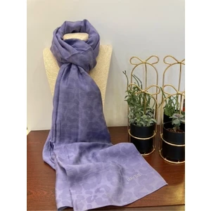 Lila Invee Leopar Şal 1329
