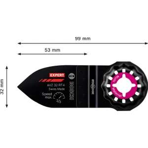 Expert Sanding Finger Coarse Avz 32 Rt4 Çok Fonksiyonlu Makine Zımpara Pleyti 32 x 50 mm