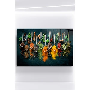 Baharatlar Cam Tablo, Dekoratif Cam Tablo
