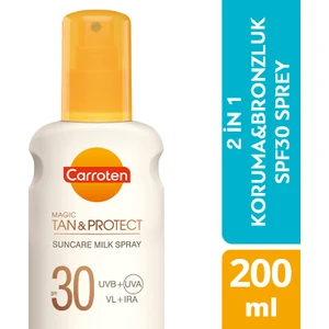Tan&protect 2 In 1 Koruma ve Bronzluk Spreyi  SPF30 200ML