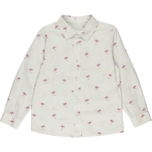 Erkek Çocuk Palmiye Desenli Gömlek