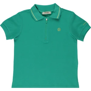 Erkek Çocuk Triko Yakalı Pike T-Shirt