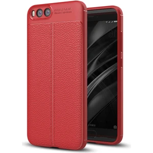 Cep Case Xiaomi Mi 6 Kılıf Deri Görünümlü Tam Koruma Orjinal Silikon
