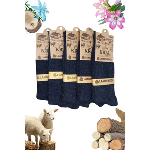 Erkek Kışlık Termal Etkili (5'li Paket) Lambswool Yün Çorap