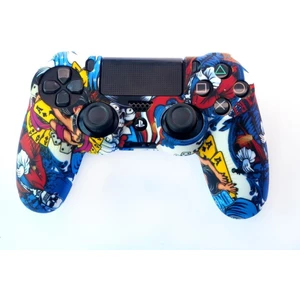 Konsol İstasyonu Playstation 4 Desenli Kol Koruyucu Silikon Kılıf 4p4