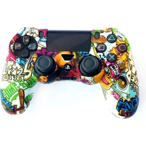 Konsol İstasyonu Playstation 4 Desenli Kol Koruyucu Silikon Kılıf 9p4