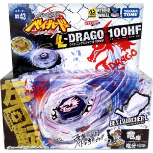 Takara Tomy Beyblade Metal Fusion Lightning L-Drago 100HF Bb-43 BB43 BB43 Fırlatıcılı Set