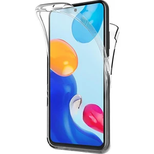 Xiaomi Poco X4 Pro Kılıf Şeffaf 360 Ön Arka Korumalı Silikon