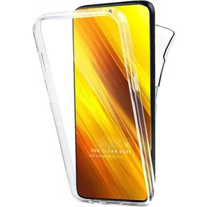 Xiaomi Mi 12 Lite Kılıf Şeffaf 360 Ön Arka Korumalı Silikon