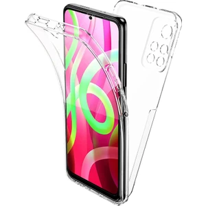Xiaomi Poco M4 Pro Kılıf Şeffaf 360 Ön Arka Korumalı Silikon