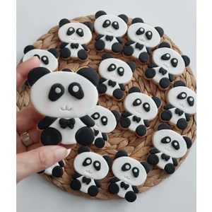 Tatlı Armağanlar Panda Ayıcık Butik Kurabiye-20 Adet