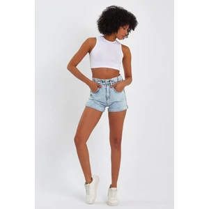 Alexander Gardi Özel Koleksiyon Denim Mini Şort (4012S)