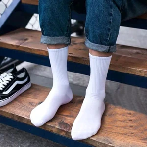 B&D Socks Erkek 4'lü Paket Beyaz Tenis Spor Çorabı