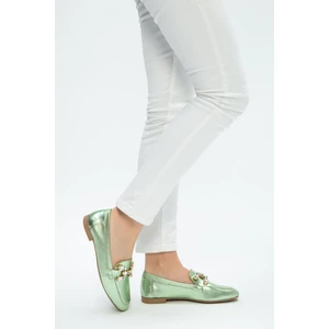 Tamer Tanca Kadın Deri Loafer Ayakkabı 961 55 Bn Ayk Y23