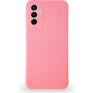 Caseart Samsung Galaxy A04S Kapak Içi Kadife Kamera Korumalı Lansman Silikon Kılıf - Pembe