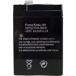 Oyuncak Akülü Jeep Traktör Skoter Araba Aküsü 6 Volt Taze Akü