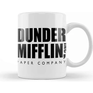 Baskı Dükkanı Dunder Mifflin World's Best Boss The Office Tv Show Kupa Bardak Porselen