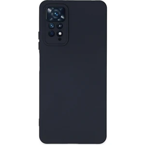 Case World Xiaomi Redmi Note 11 Pro Kapak Içi Kadife Kamera Korumalı Lansman Silikon Kılıf - Lacivert