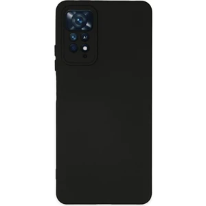 Kzy Xiaomi Redmi Note 11 Pro Kapak Içi Kadife Kamera Korumalı Lansman Silikon Kılıf - Siyah